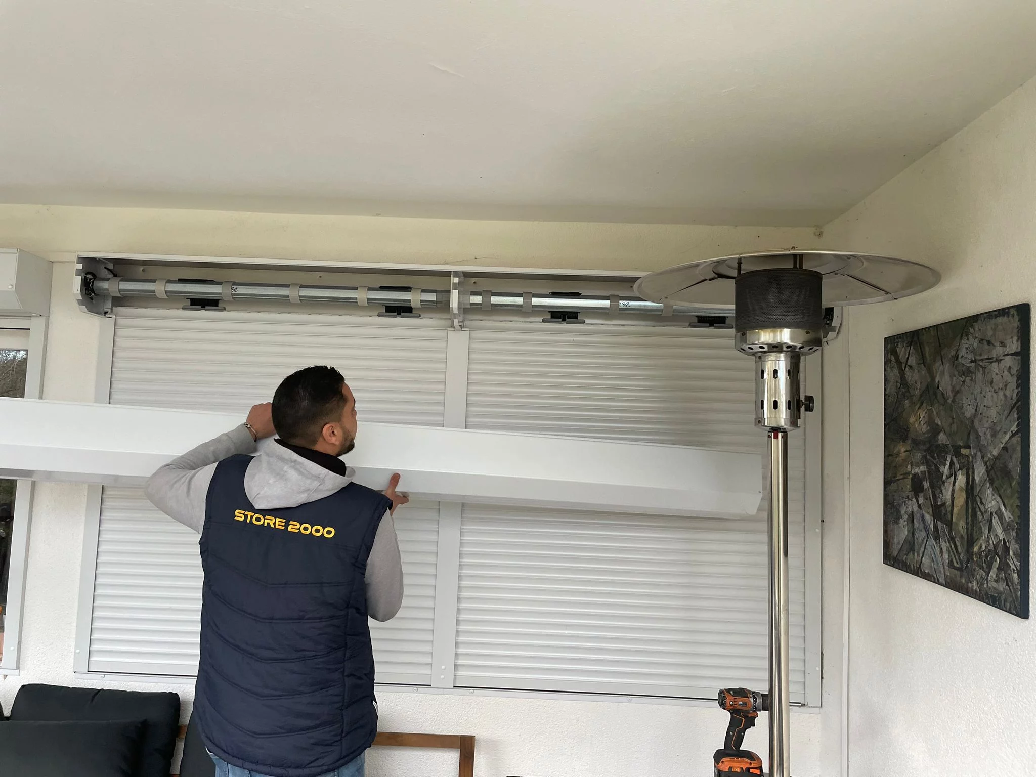 Réparation d'axe d'enroulement de volet au Luxembourg